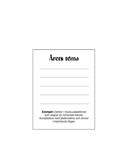 Mina dahlior -  En arbetsbok för dahliaälskare